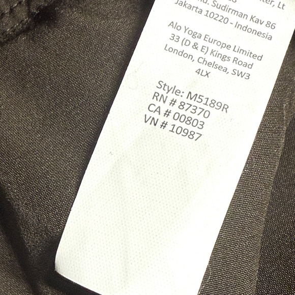 ALO Cargo Venture Pant Men Small Brown Stretch Performance Activewear Athleisure - Picture 6 of 15